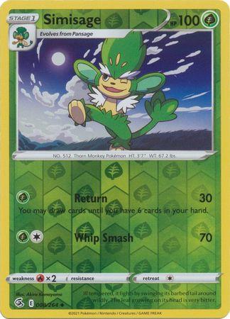 Simisage 008/264 Reverse Holo fusion-strike-rh-7