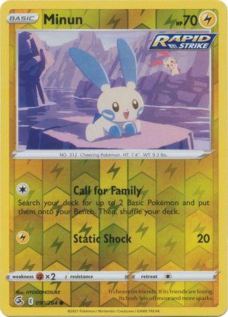 Minun 090/264 Reverse Holo fusion-strike-rh-75