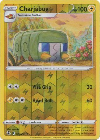 Charjabug 100/264 Reverse Holo fusion-strike-rh-85