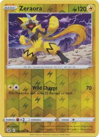 Zeraora 102/264 Reverse Holo