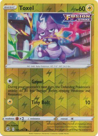Toxel (106) 106/264 Reverse Holo fusion-strike-rh-89