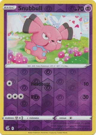 Snubbull 115/264 Reverse Holo fusion-strike-rh-96