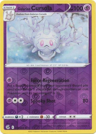 Galarian Cursola 118/264 Reverse Holo fusion-strike-rh-99
