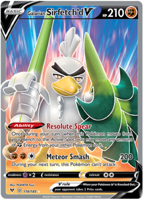 Galarian Sirfetch'd V (Full Art) vivid-voltage-174