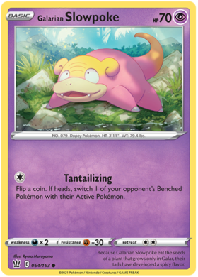 Galarian Slowpoke 54 /163 battle-styles-54