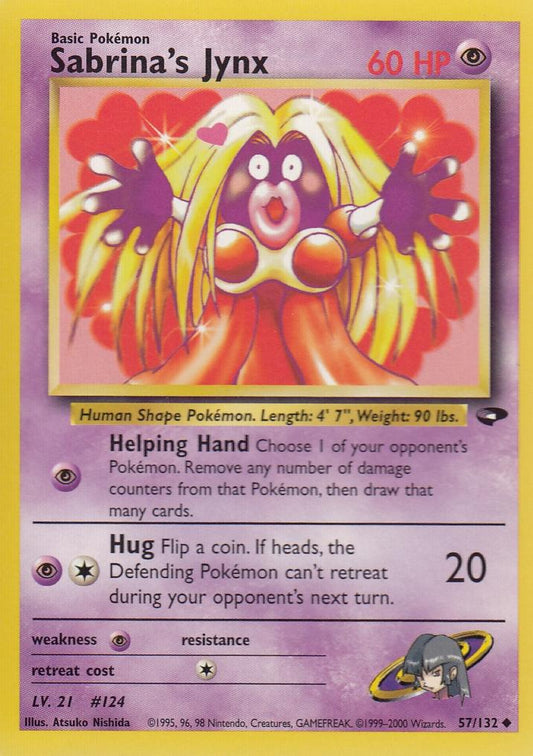Sabrina's Jynx 57/132 Gym Challenge Set Uncommon