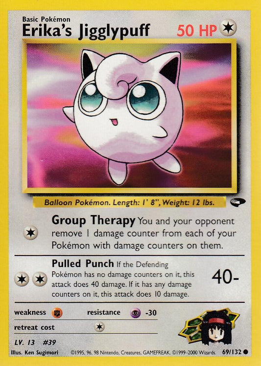 Erika's Jigglypuff 69/132 Gym Challenge Set Common