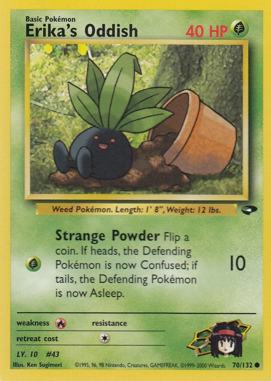 Erika's Oddish 70/132 Gym Challenge Set Common