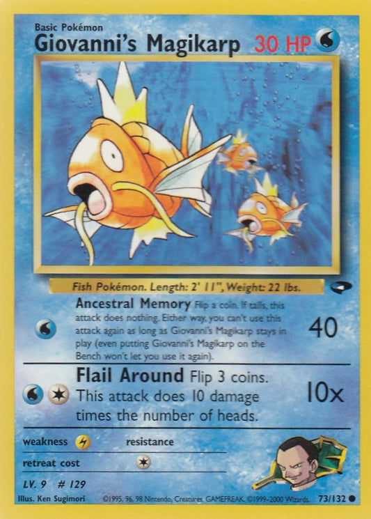 Giovanni's Magikarp 73/132 Gym Challenge Set Common