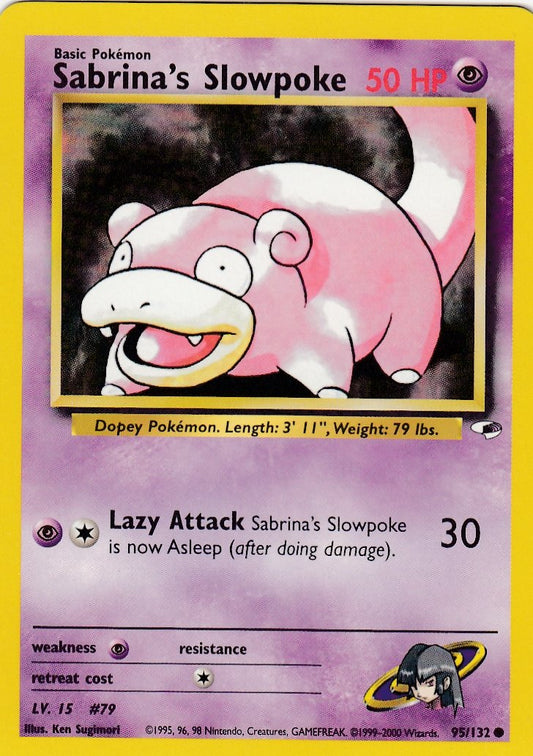 Sabrina's Slowpoke 95/132 Gym Heroes Set Common