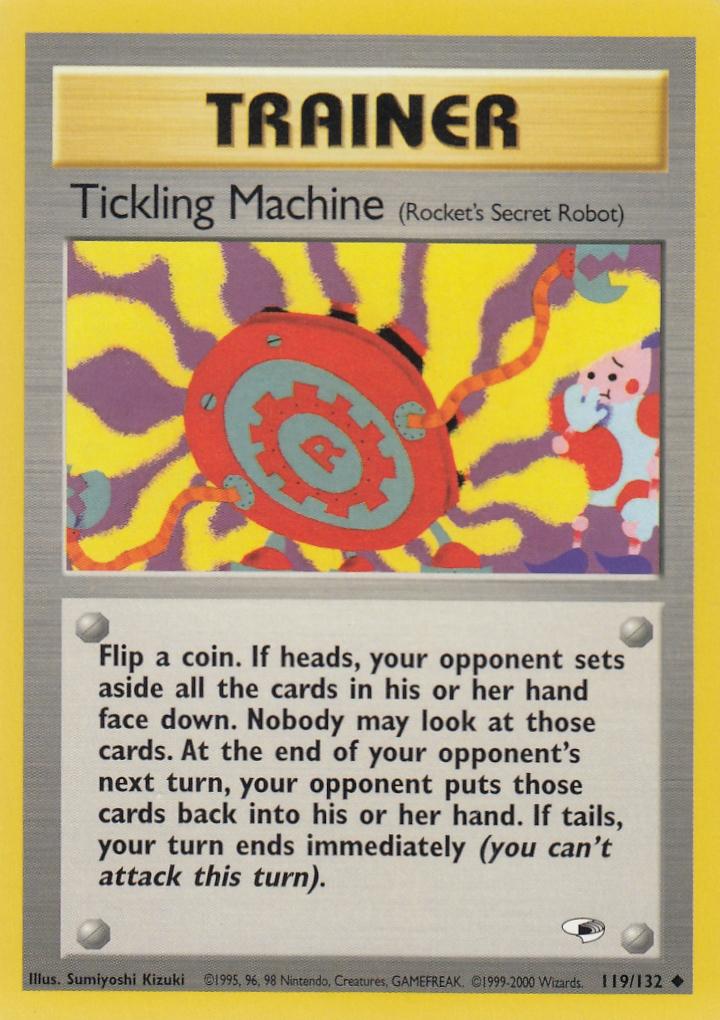 Tickling Machine 119/132 Gym Heroes Set Uncommon