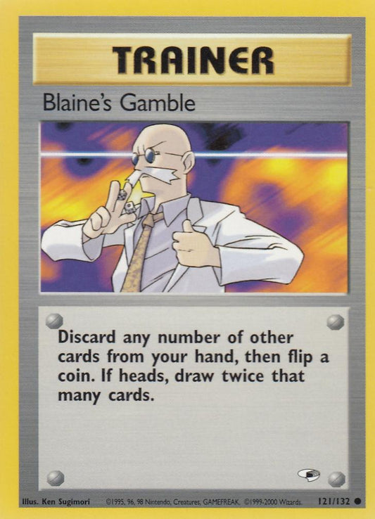 Blaine's Gamble 121/132 Gym Heroes Set Common