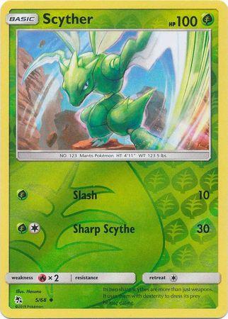 Scyther 5 / 68 Reverse Holo