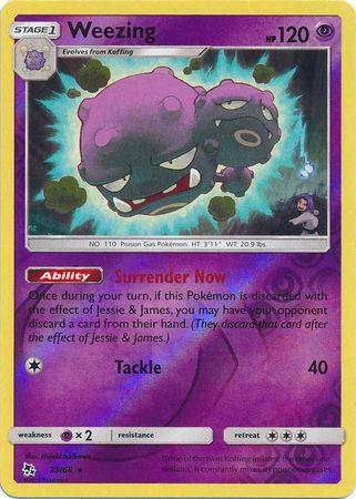 Weezing 29 / 68 Reverse Holo