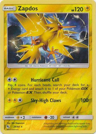 Zapdos 24 / 68 Reverse Holo