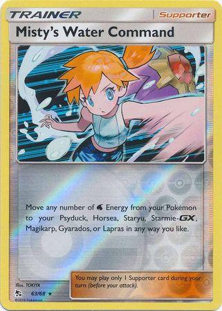 Misty's Water Command 63 / 68 Reverse Holo