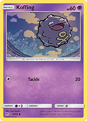 Koffing 28 / 68 hidden-fates-28
