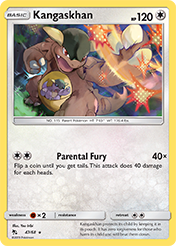 Kangaskhan 47 / 68 hidden-fates-47