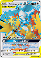 Moltres & Zapdos & Articuno GX 66 / 68 hidden-fates-66