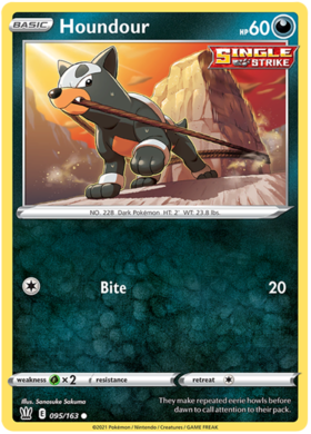 Houndour 95 /163 battle-styles-95
