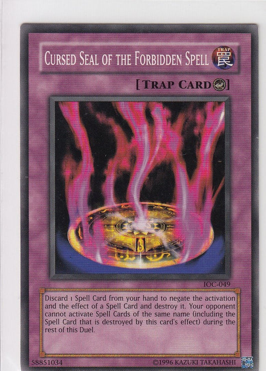 Cursed Seal of the Forbidden Spell