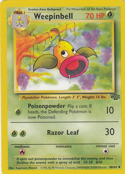 Weepinbell 48/64 Jungle Set Unlimited Uncommon