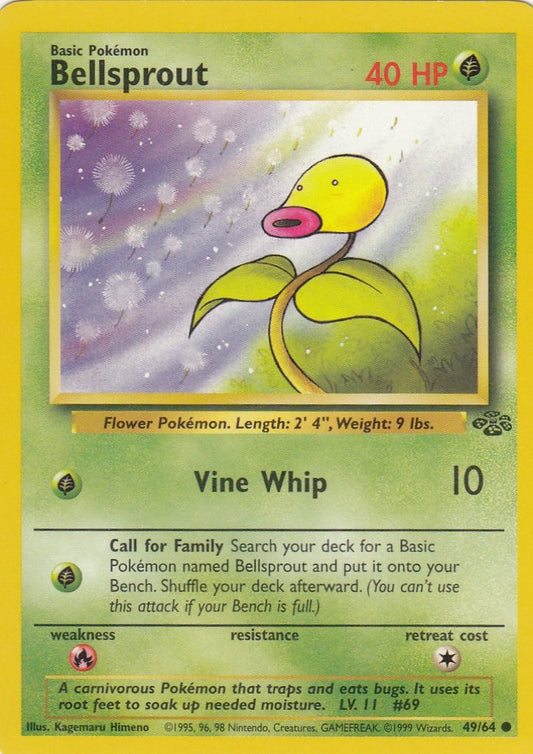 Bellsprout 49/64 Jungle Set Unlimited Common