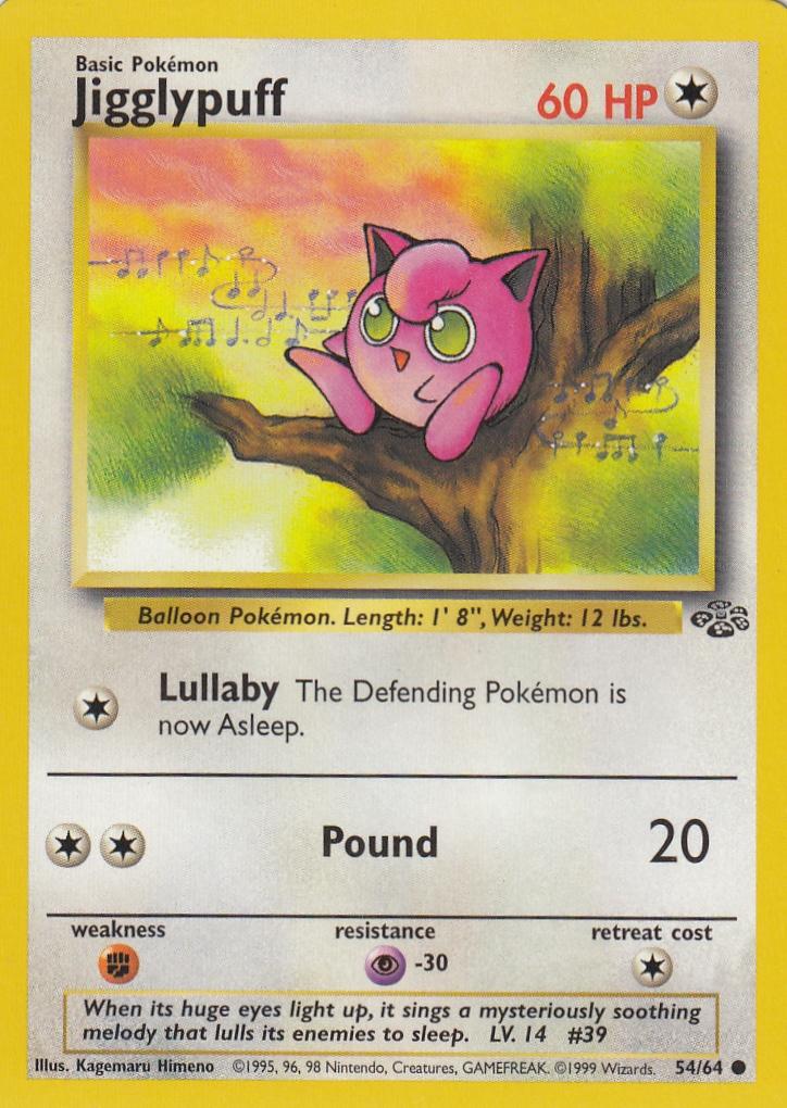 Jigglypuff 54/64 Jungle Set Unlimited Common