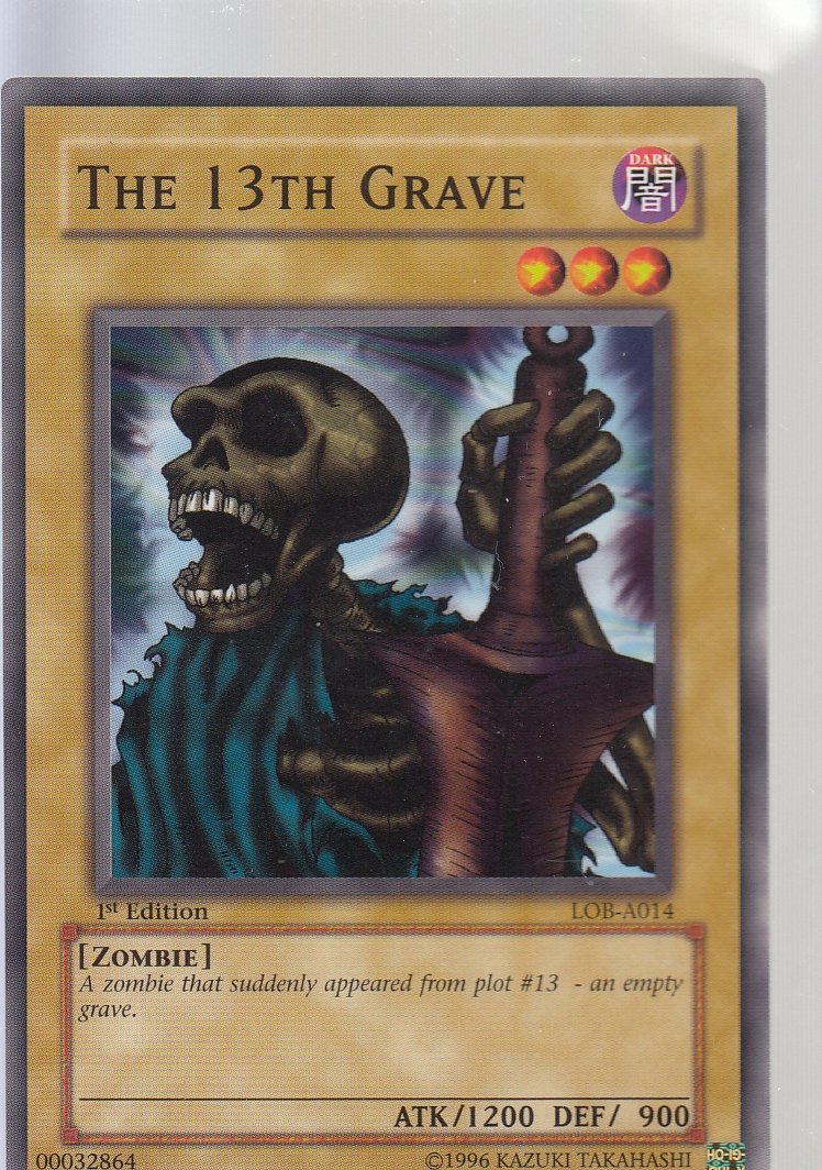 The 13th Grave 1st Edition