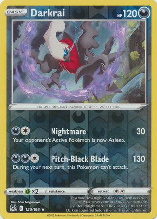 Darkrai 120/196 Reverse Holo Lost Origin