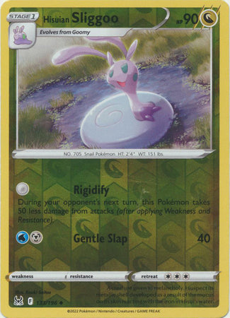 Hisuian Sliggoo 133/196 Reverse Holo Lost Origin