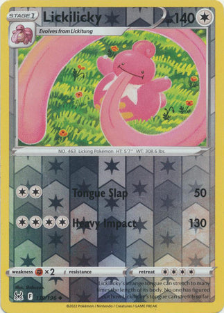 Lickilicky 139/196 Reverse Holo Lost Origin