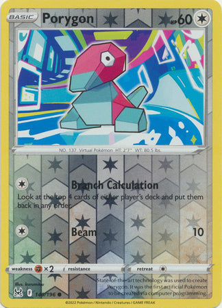 Porygon 140/196 Reverse Holo Lost Origin