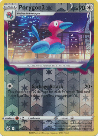 Porygon2 141/196 Reverse Holo Lost Origin