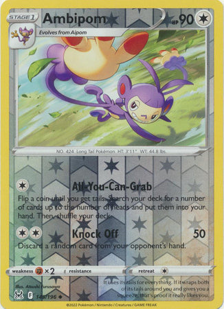 Ambipom 145/196 Reverse Holo Lost Origin