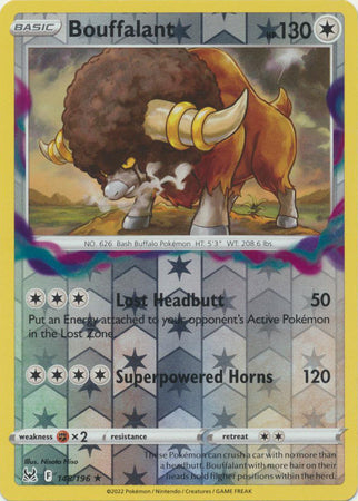 Bouffalant 148/196 Reverse Holo Lost Origin