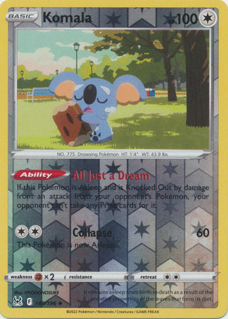 Komala 149/196 Reverse Holo Lost Origin