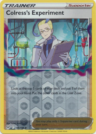 Colress's Experiment 155/196 Reverse Holo Lost Origin