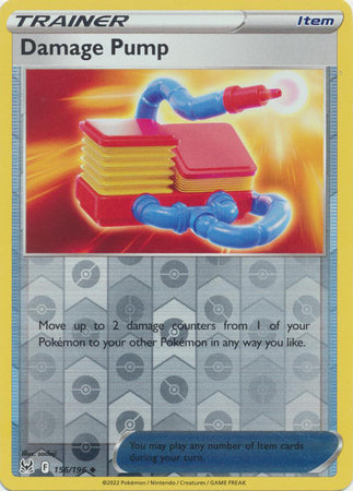 Damage Pump 156/196 Reverse Holo Lost Origin