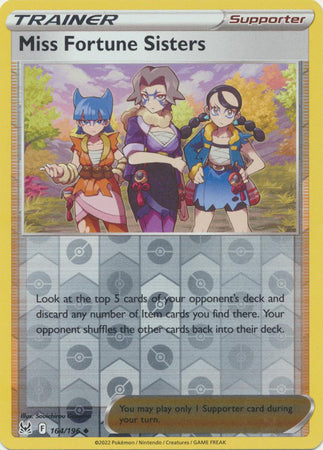 Miss Fortune Sisters 164/196 Reverse Holo Lost Origin