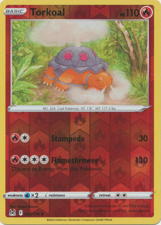 Torkoal 023/196 Reverse Holo Lost Origin