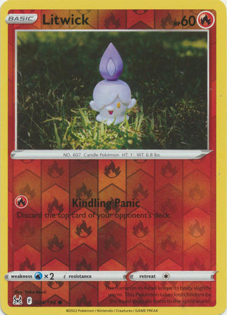 Litwick 024/196 Reverse Holo Lost Origin