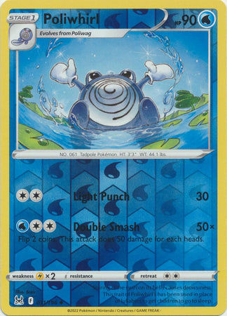 Poliwhirl 031/196 Reverse Holo Lost Origin