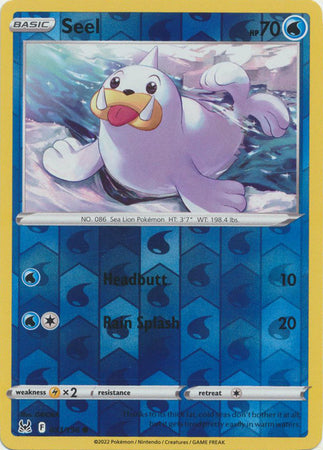 Seel 033/196 Reverse Holo Lost Origin