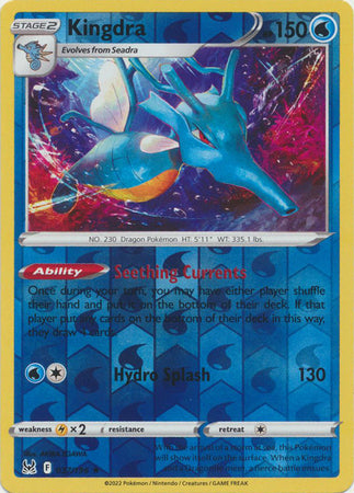 Kingdra 037/196 Reverse Holo Lost Origin