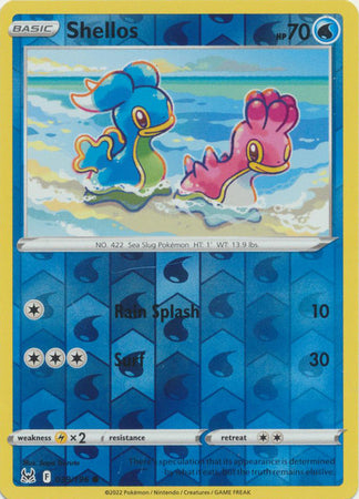 Shellos 039/196 Reverse Holo Lost Origin