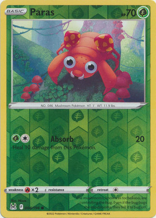 Paras 004/196 Reverse Holo Lost Origin