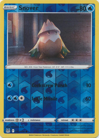 Snover 042/196 Reverse Holo Lost Origin