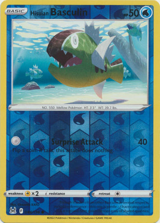 Hisuian Basculin 044/196 Reverse Holo Lost Origin