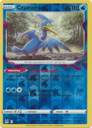 Cramorant 050/196 Reverse Holo Lost Origin